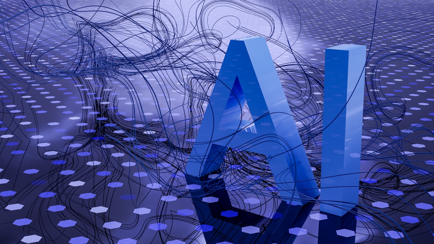 AI themed visual installation